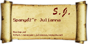Spanyár Julianna névjegykártya